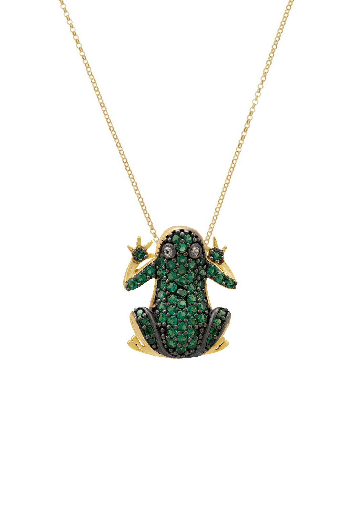 Latelita Gold Frog Prince Necklace