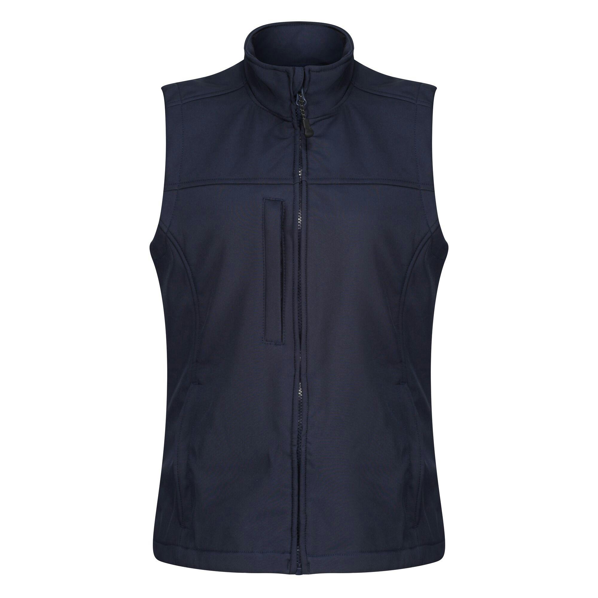 Regatta Women's Flux Softshell Gilet - Navy/Navy - Navy/Navy - 16 Uk - 96% Polyester/4% Elastane