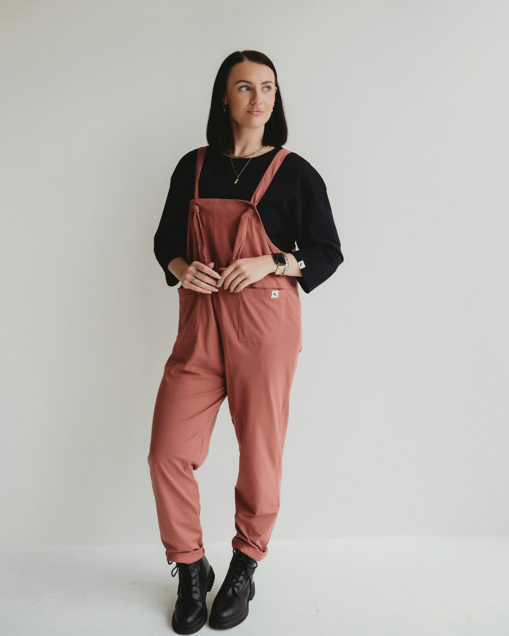 Turtledove London Women's Red Lila Dungarees - S (Size 1)
