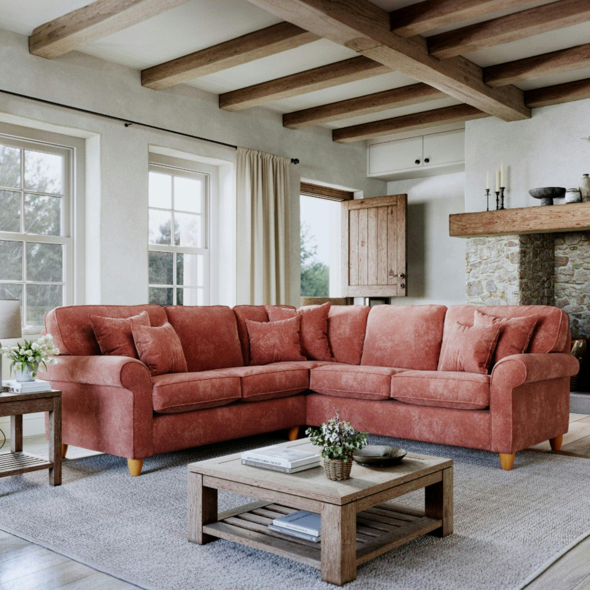 The Great Sofa Company Abingdon Large Corner Sofa - Deep Terra