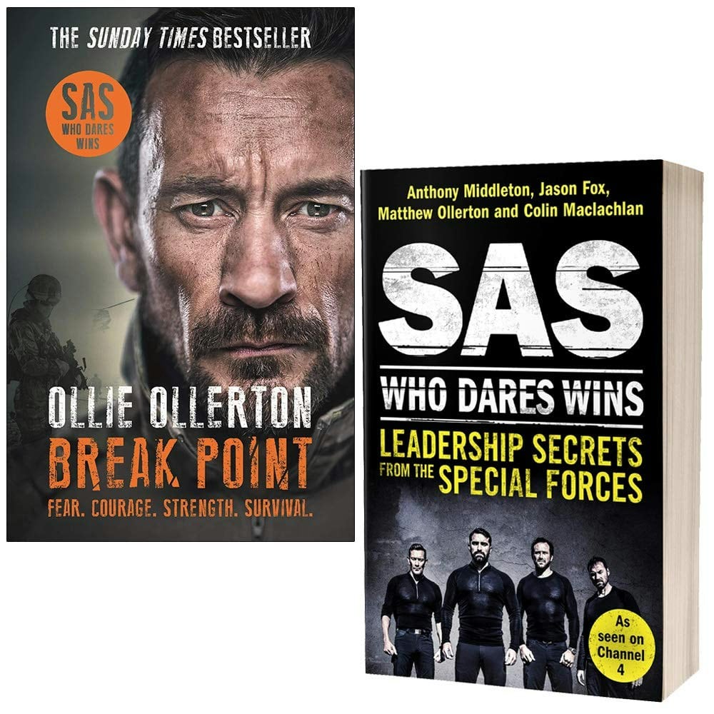 Blink Publishing Break Point By Ollie Ollerton & Sas Who Dares Wins By Anthony Middleton
