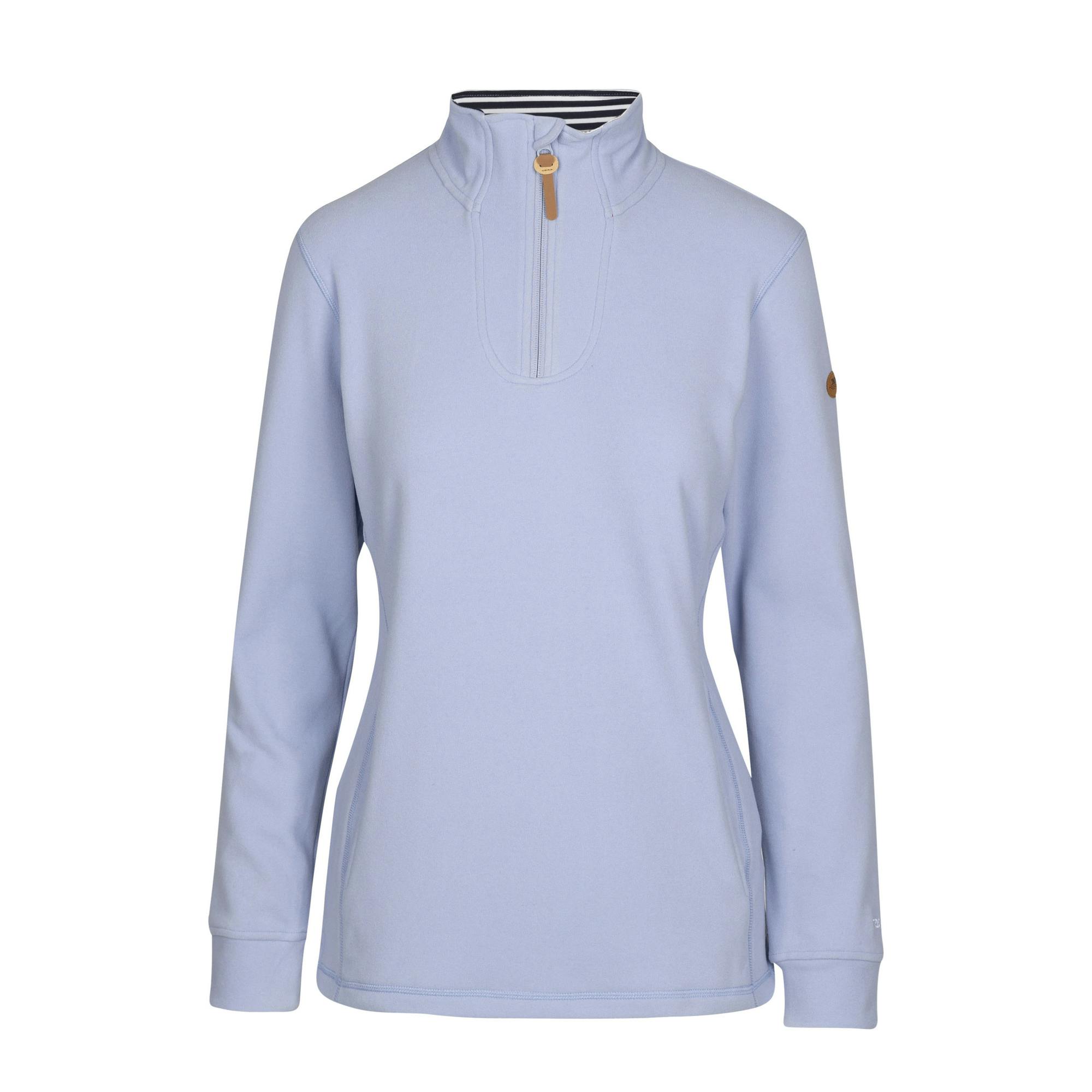 Trespass Women's Blue / Big Heart Fleece - Cool - Xs - Cool - 90% Polyester/10% Elastane