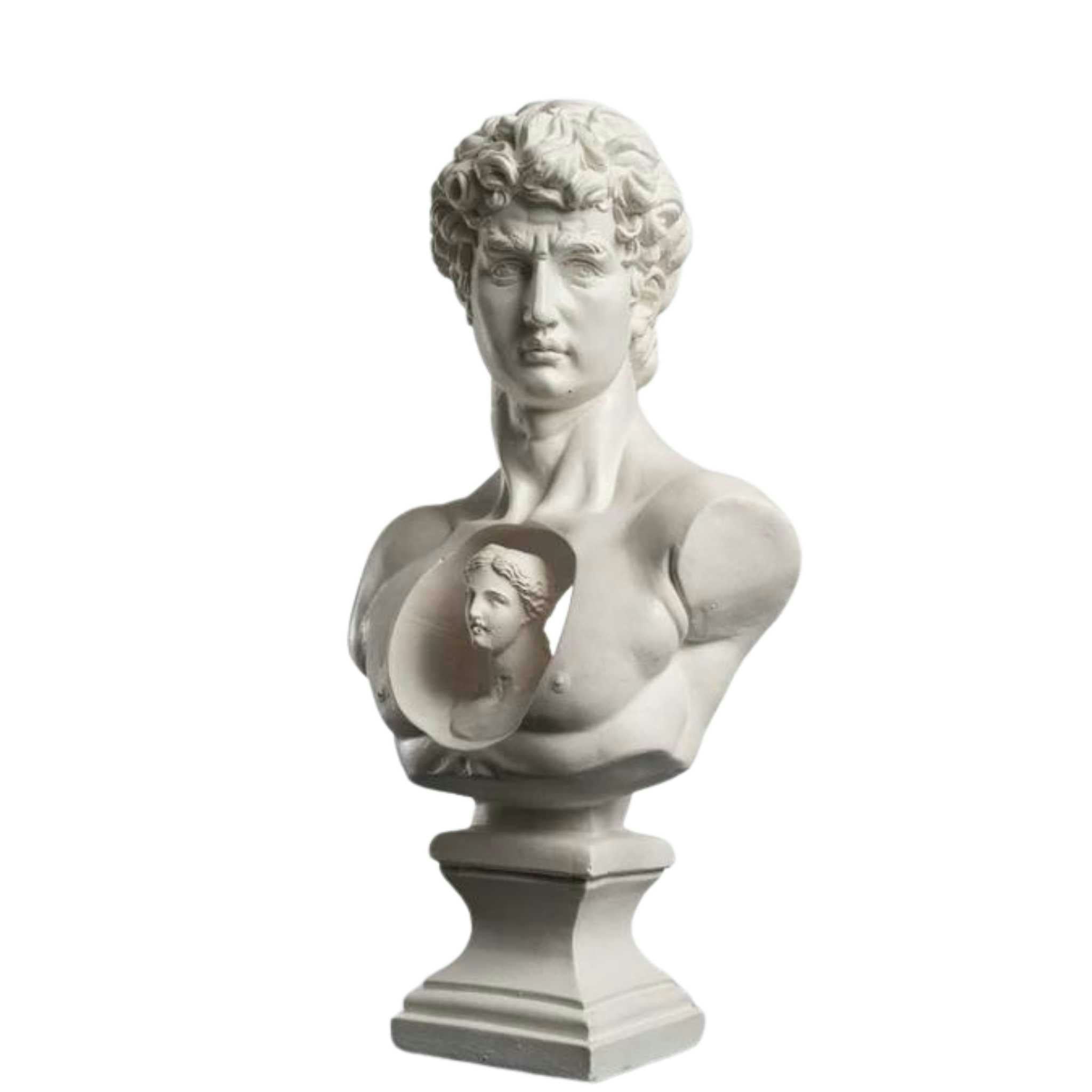 Rackhams David & Aphrodite - 42 X 25 Cm - Plaster