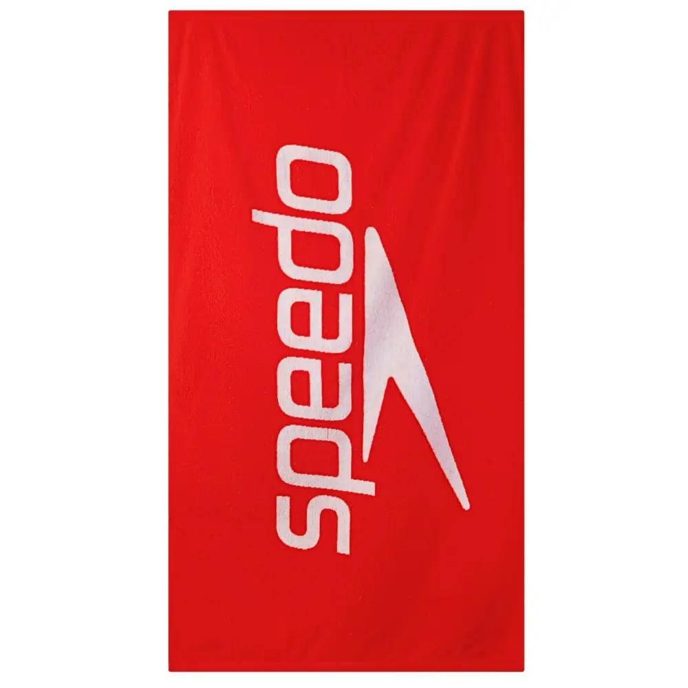 Speedo Red/White Logo Towel