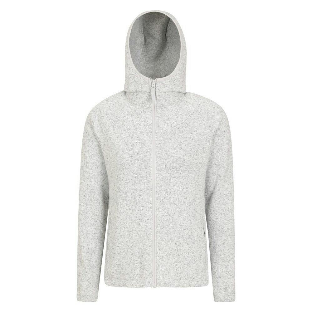 Mountain Warehouse Women's Grey / Nevis Full Zip Hoodie - 10 Uk - 100% Polyester
