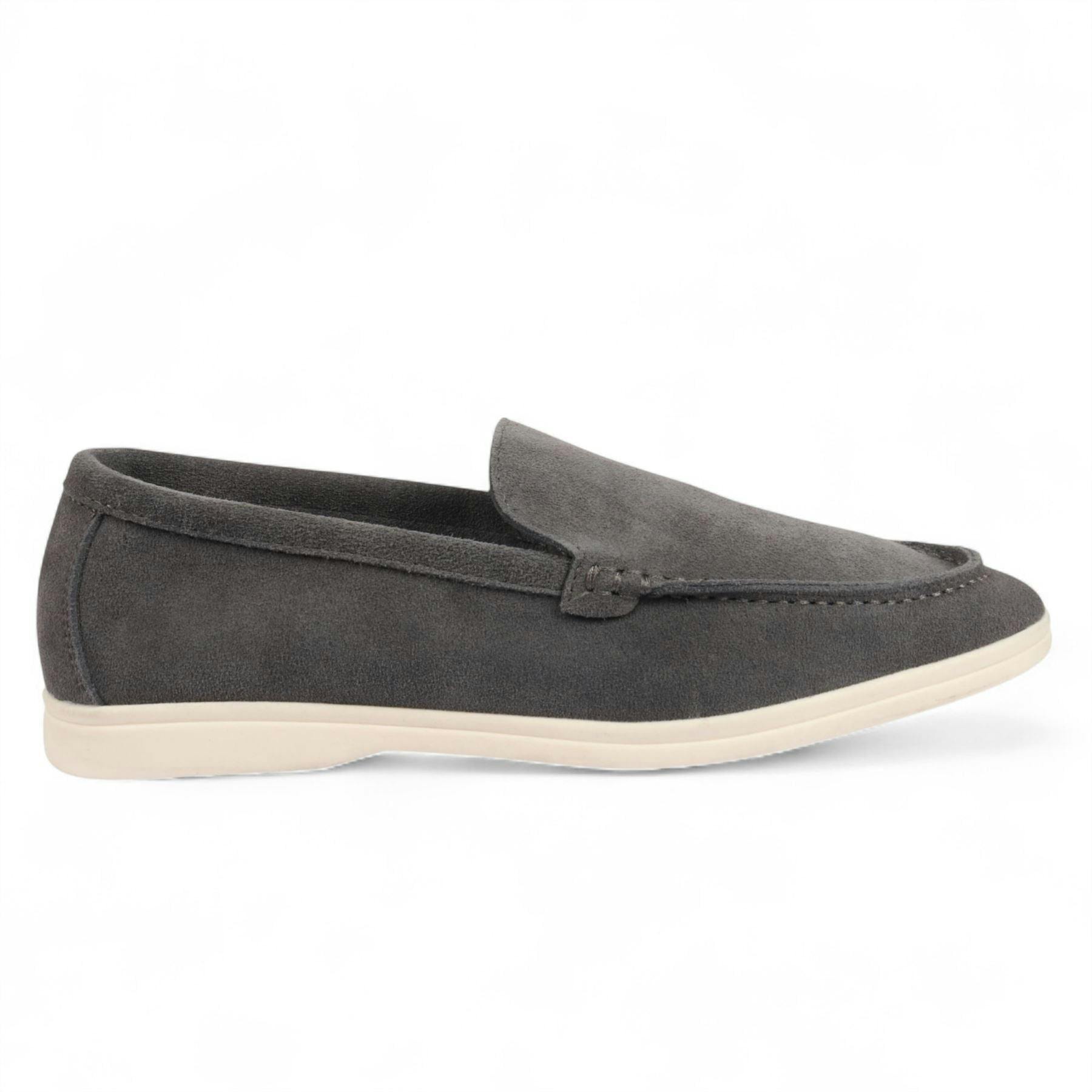Dolcetto Men's Grey ’S Durable Slip-On Loafers With Cushioned Insole - Uk 8 | Eu 42 | Us 9