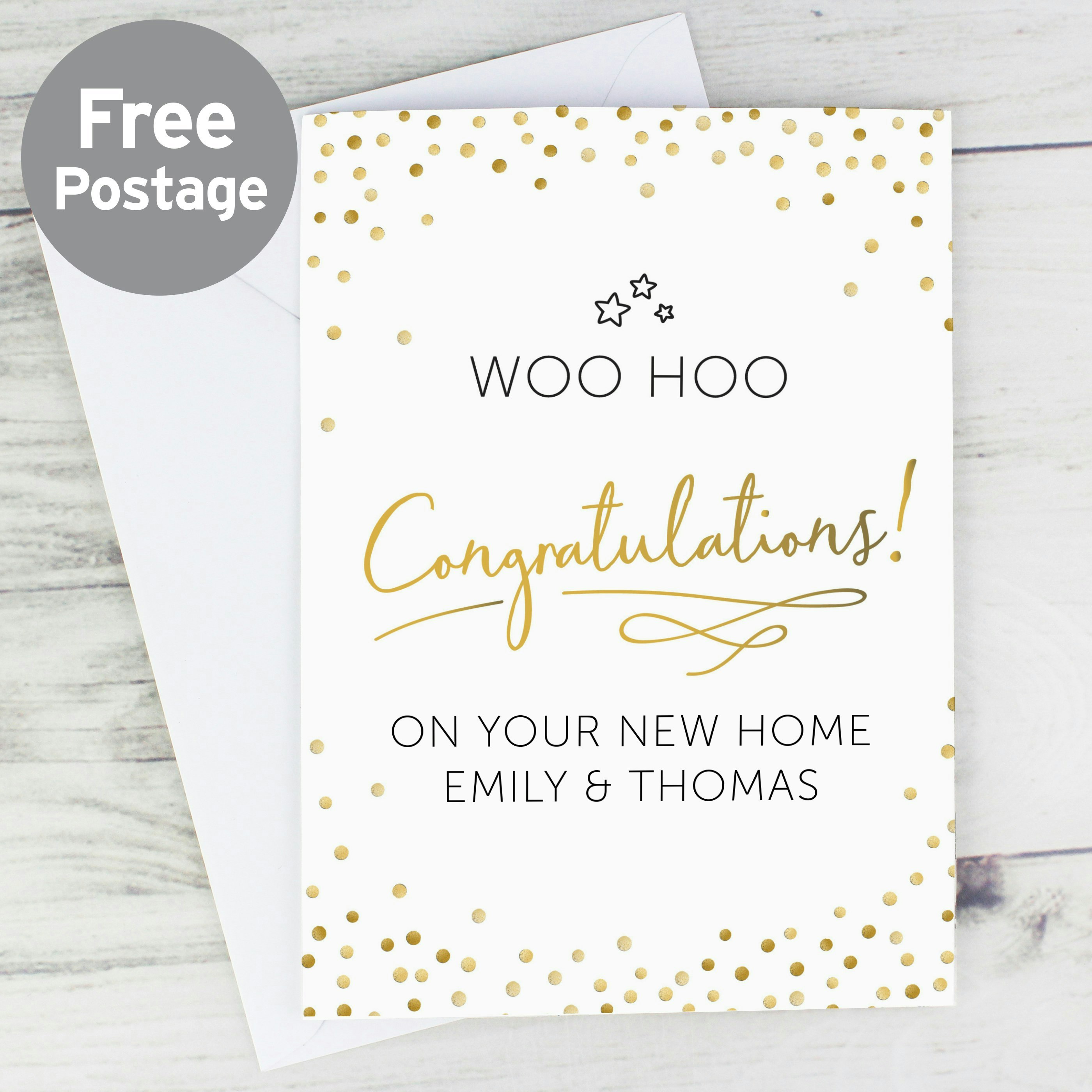 Personalised Memento Company Personalised Congratulations Card