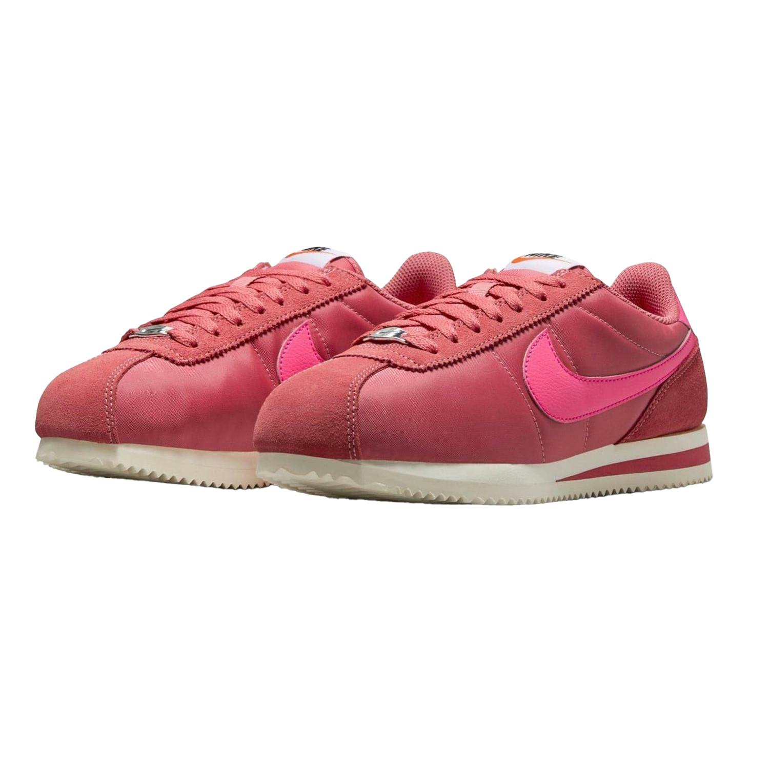 Nike Women's Pink / Cortez Suede Trainers - 4 Uk - 100% Mixed