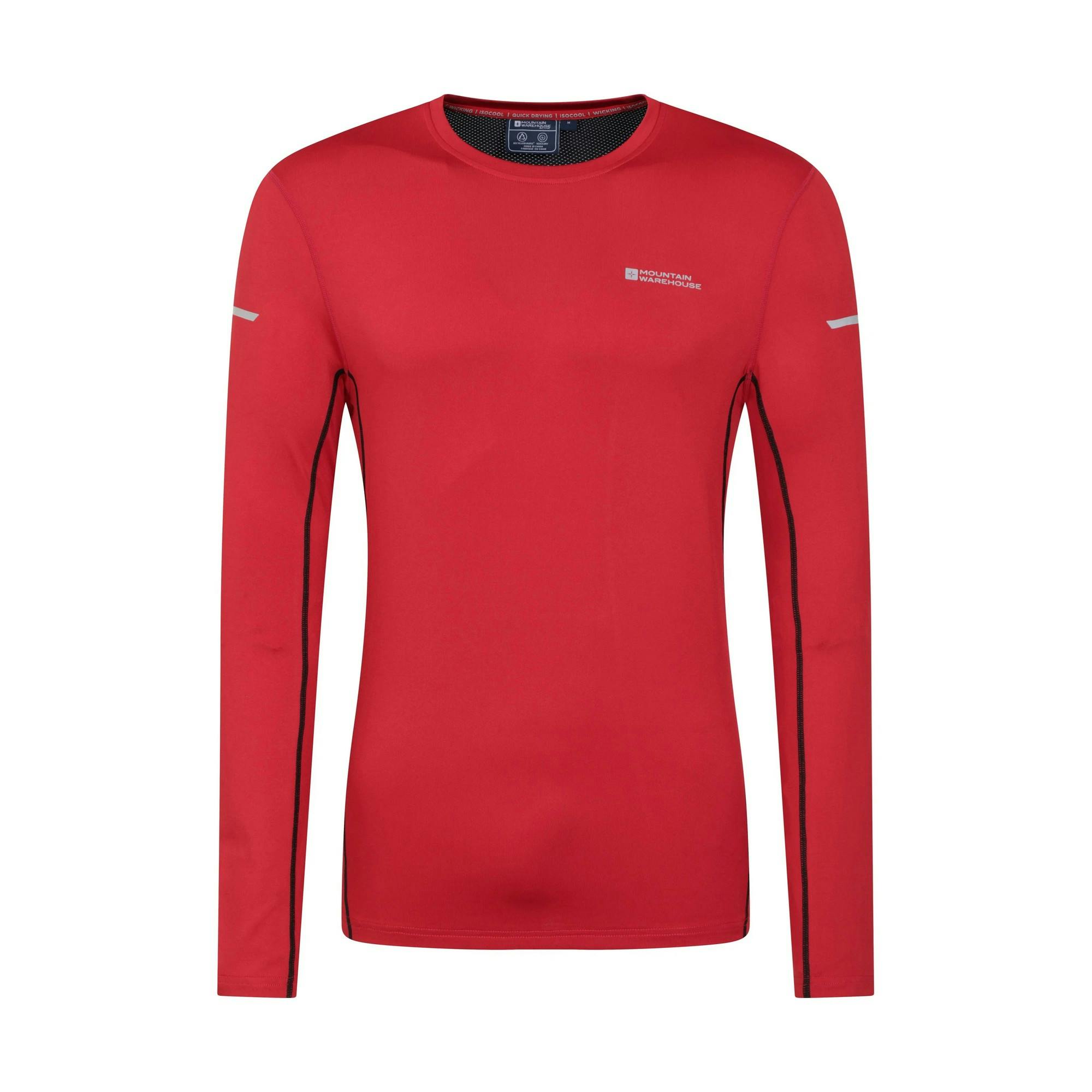 Mountain Warehouse Men's Red Vault Recycled Top - Active - Xs - Active - 92% Polyester/8% Elastane
