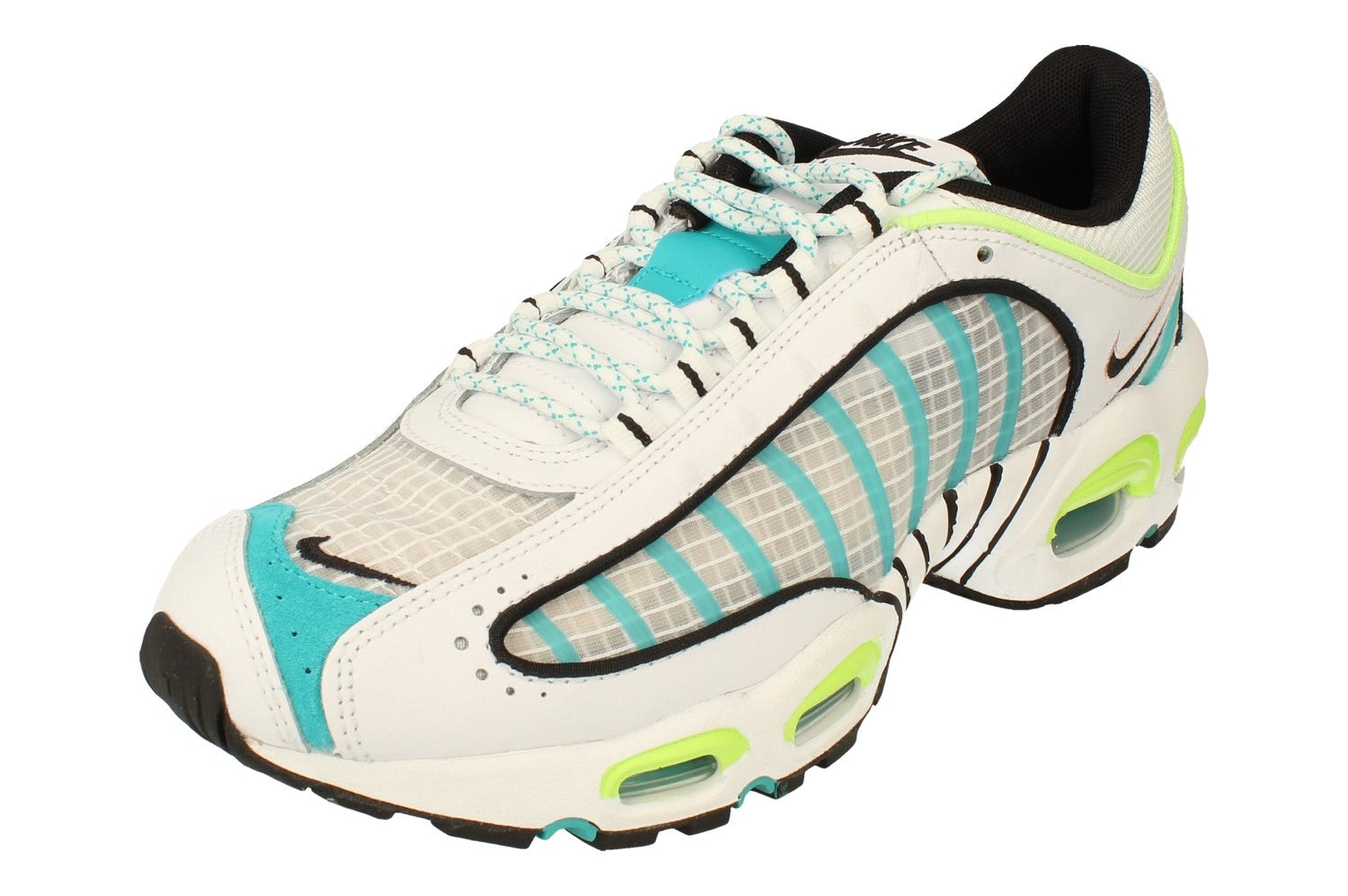 Nike Men's White/Black/Green Air Max Tailwind Iv Se Cj0641 100 - Size 7