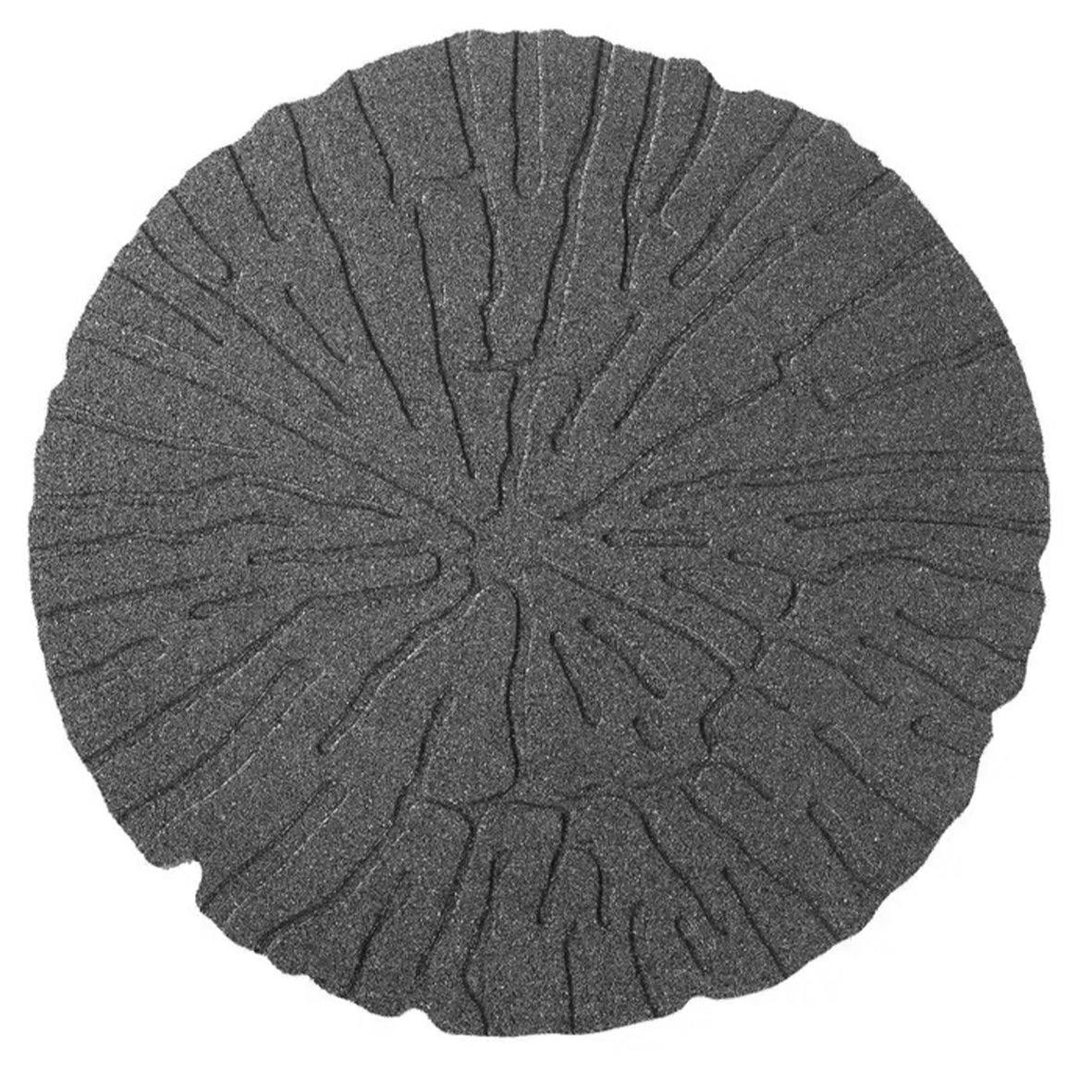 Rackhams Grey Eco-Friendly Garden Stepping Stones - Cracked Log - Pack Of 2