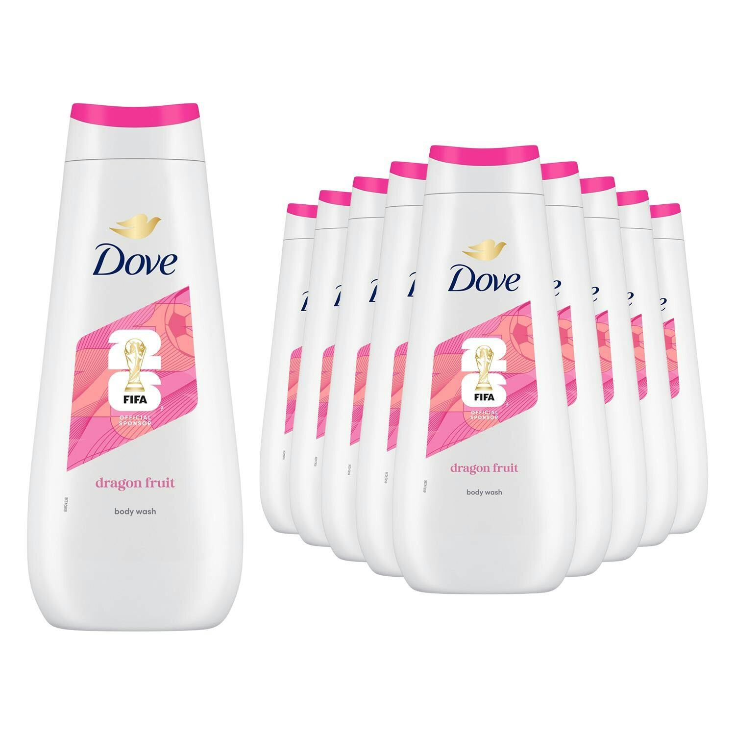 Dove Cream Advanced Care Replenishing Body Wash 24H Renewing Micromoisture, 10X400ml