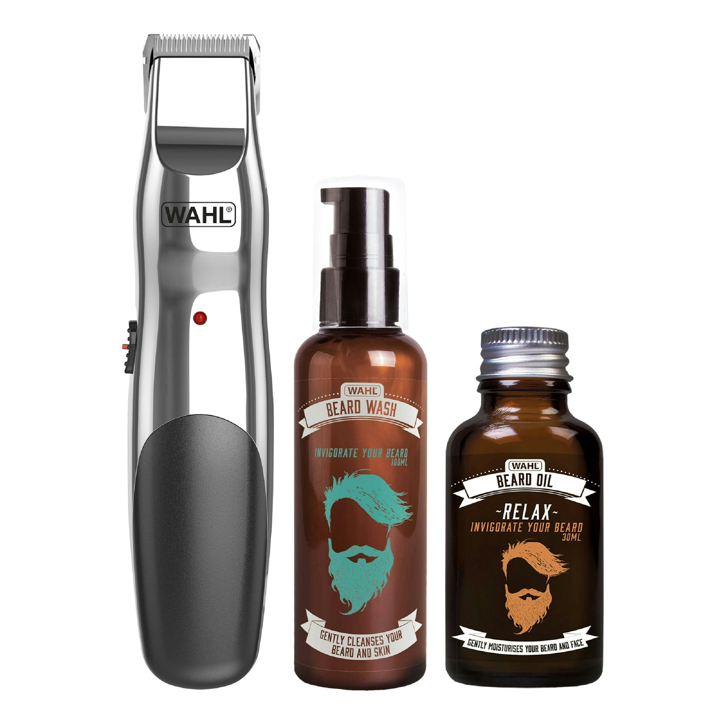 Wahl Beard Grooming Set - Beard trimmer Beard Oil & Beard Shampoo Set - Image 6