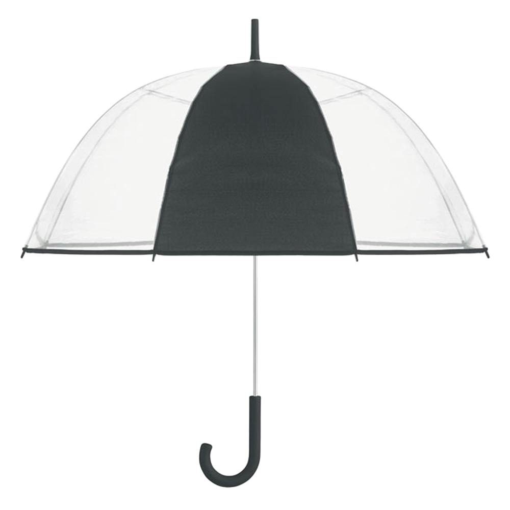 Midocean Black Gota Stick Umbrella - /Transparent - One Size - /Transparent - 100% Mixed