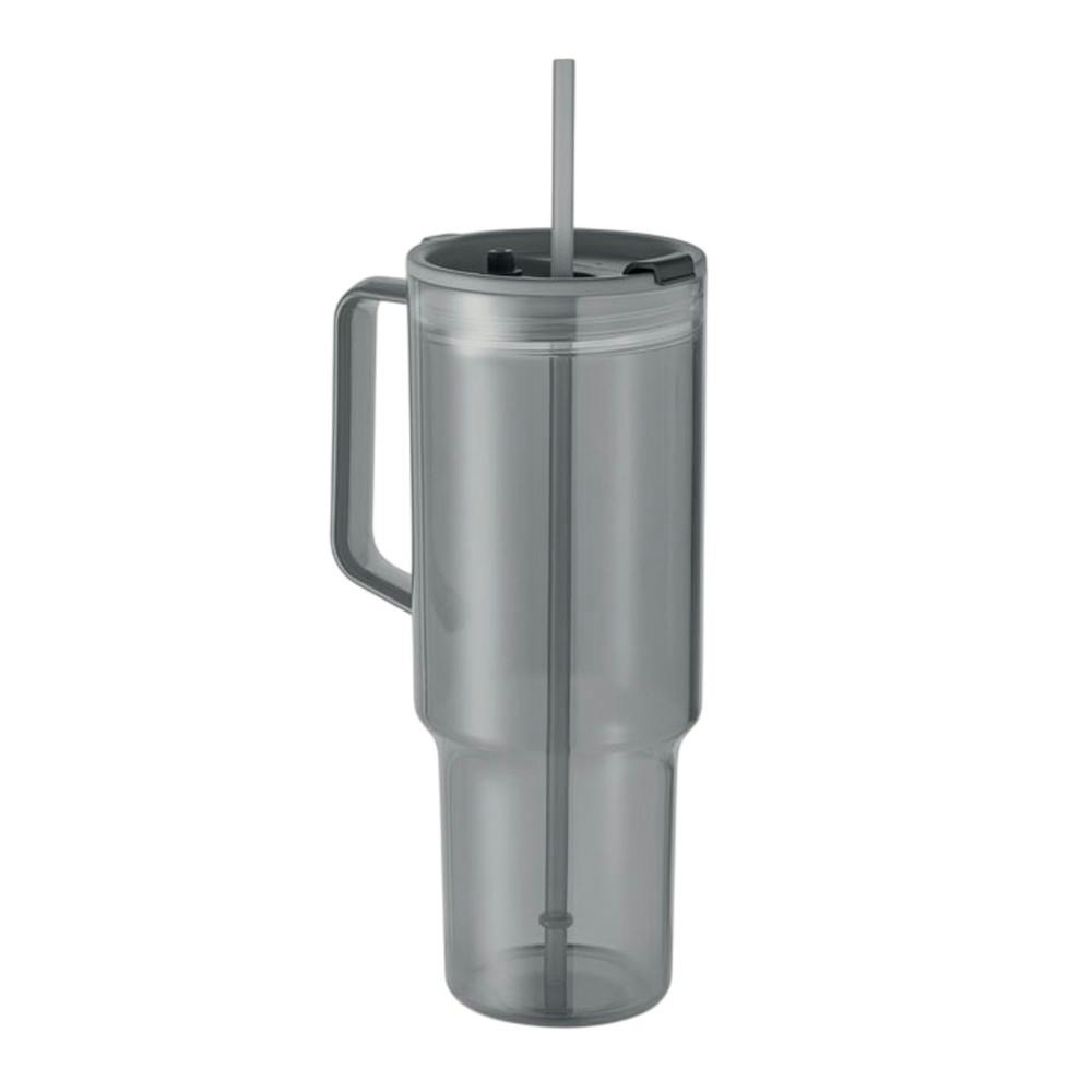 Midocean Grey Mugora Rpet 1200Ml Tumbler - Transparent - One Size - Transparent - 100% Mixed