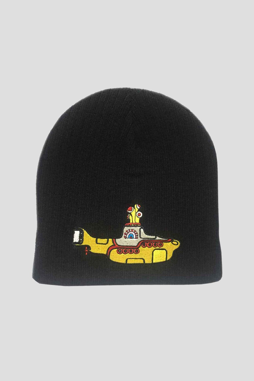 Paradiso Clothing Unisex Yellow The Beatles Submarine Beanie Hat - One Size