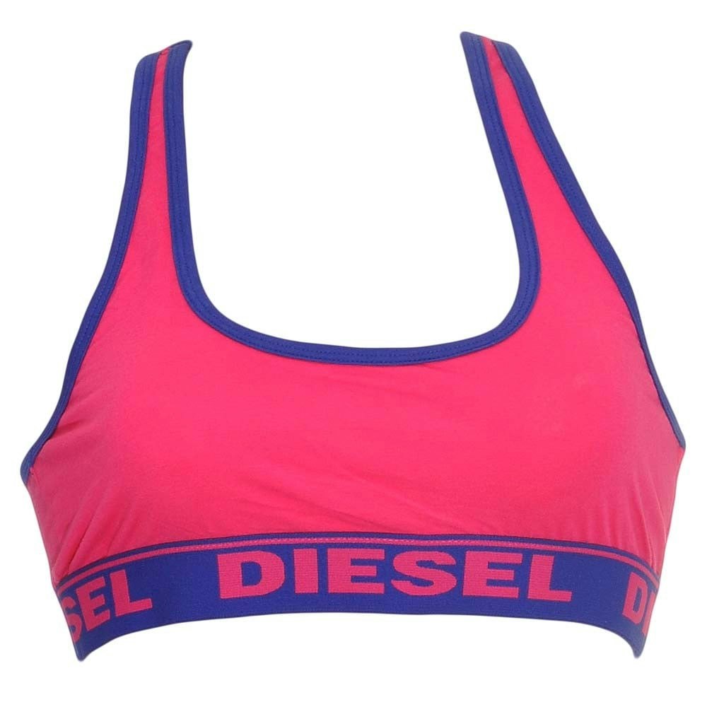Diesel Pink Miley Cotton Bralette, - S