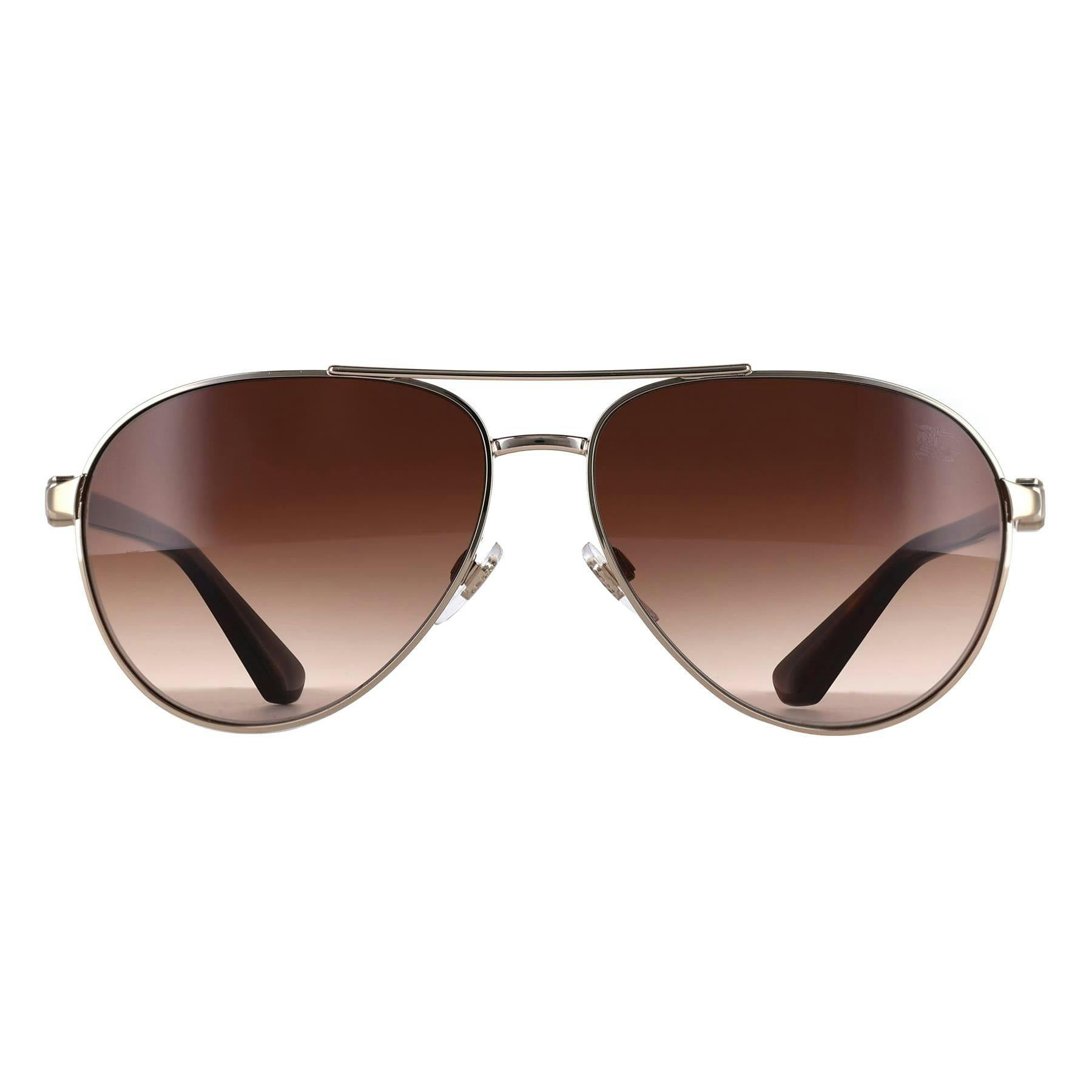 Burberry Man Sunglass BE3167 - Frame color: Light Gold, Lens color: Brown Gradient - Image 5