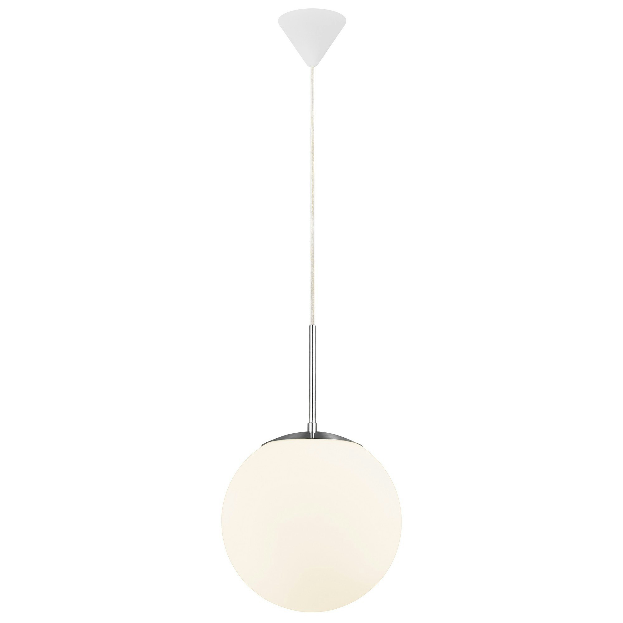 Rackhams White Cafe 25 | Ceiling Pendant | Opal - Glass - 1