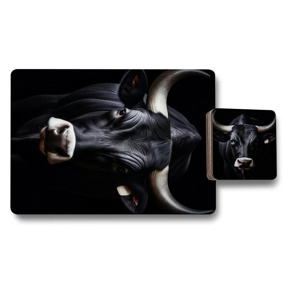 Benjamin Tate Design Set Of 12 Placemats And Coasters 11X8 Inch 3.7X3.7 Inch Coasters