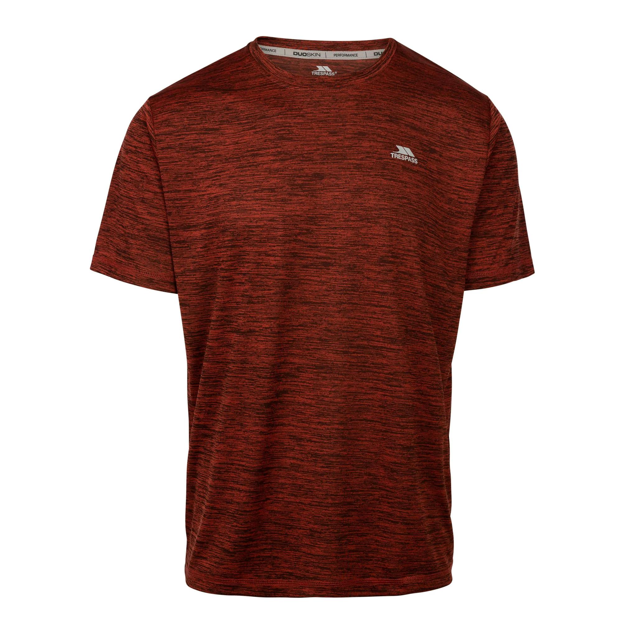 Trespass (S, Burnt Orange Marl) Mens Kearsley Active Top - Image 2