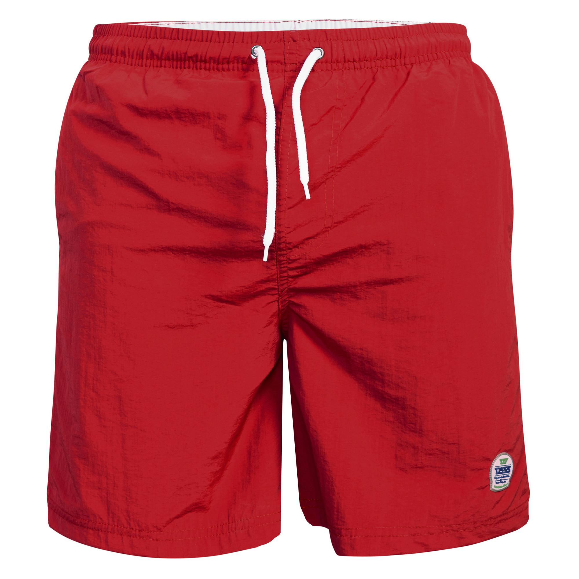 Duke Men's Red D555 Yarrow Kingsize Swim Shorts - 7XL - 100% Nylon