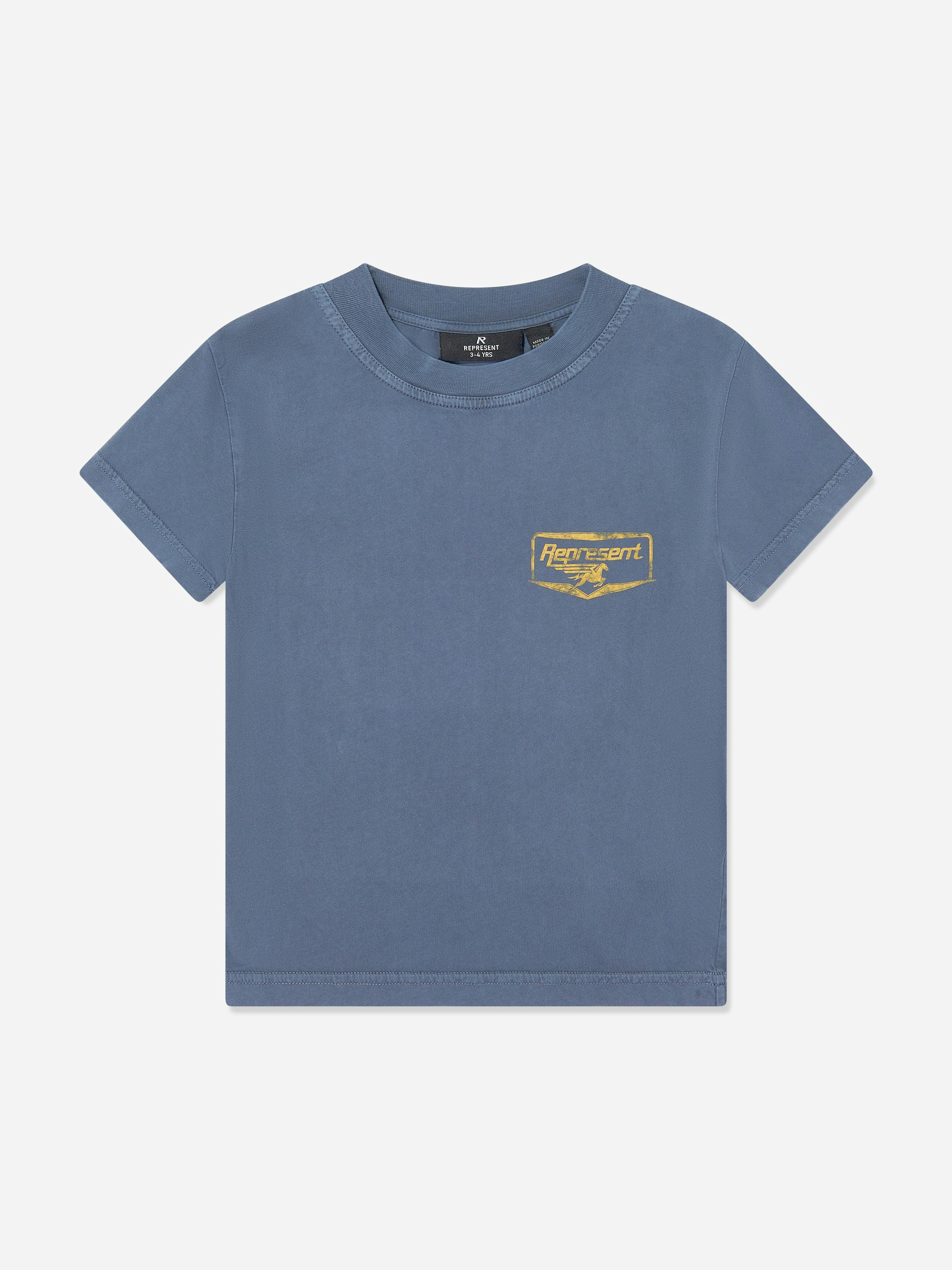 Represent Boys Blue Kids Mini Nothing Faster T-Shirt In - 3 - 4 Yrs