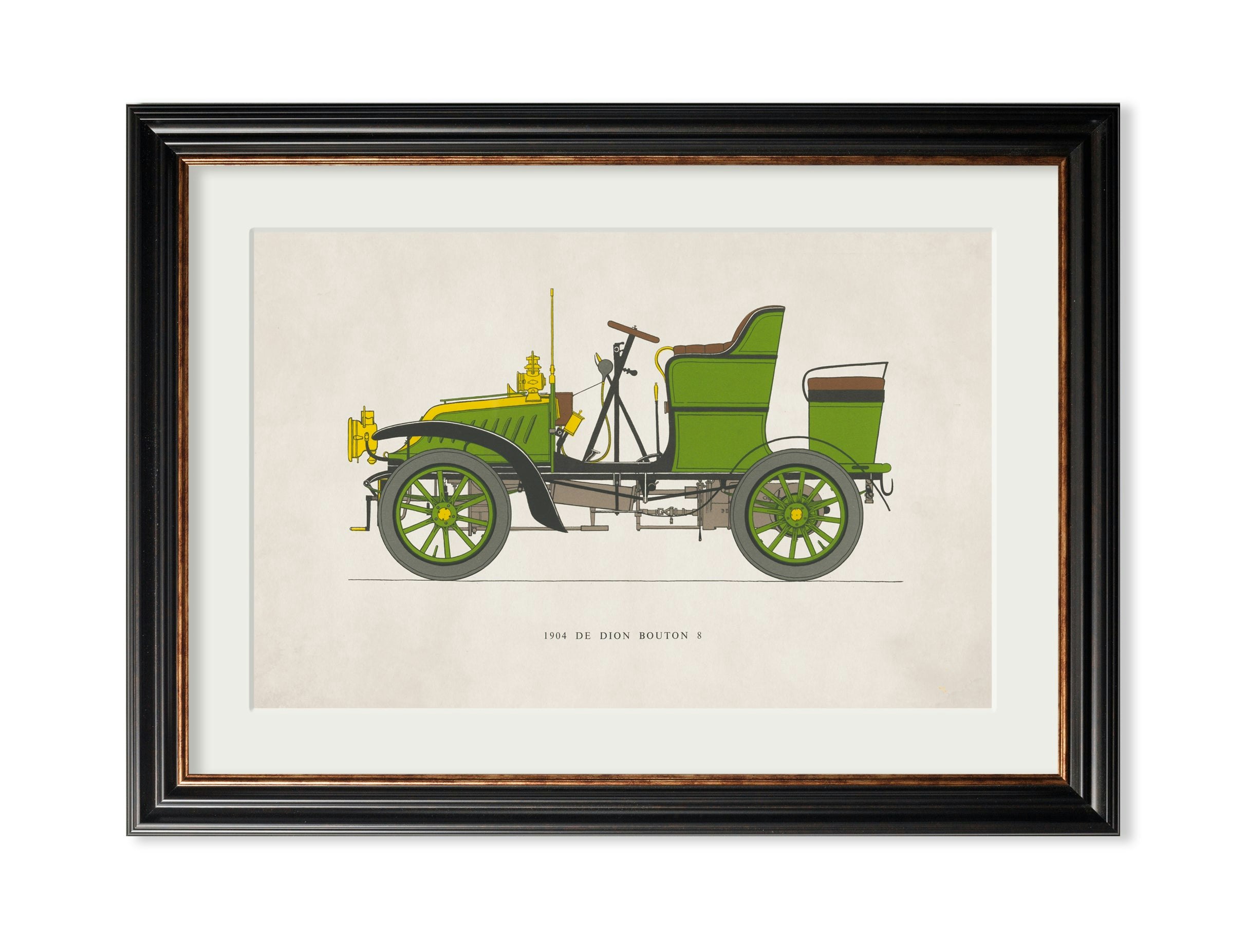 Rackhams 1904 De Dion Bouton 8 - 35 X 50Cm - York Slim