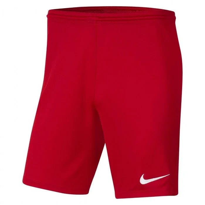 Nike Boys Red / Girls Park Shorts Junior University Bv6865 - L - 12-13 Years