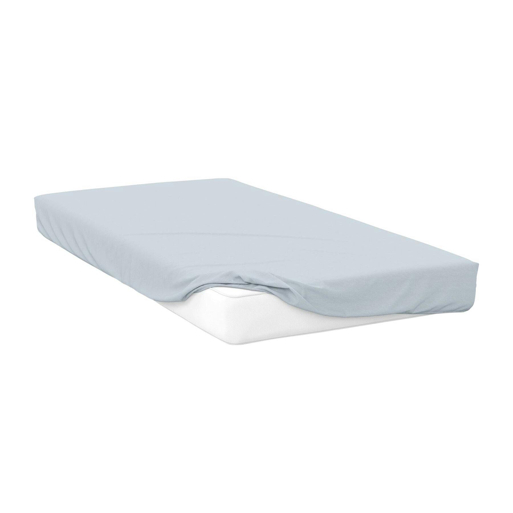 Belledorm Blue 400 Thread Count Egyptian Cotton Extra Deep Fitted Sheet - Duck Egg - Duck Egg - Kingsize - 100% Egyptian Cotton