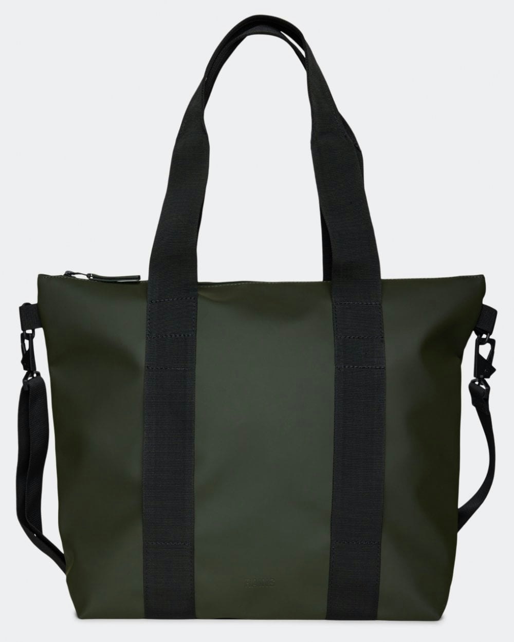 Rains Unisex Green Tote Bag Mini - 03 - 03 - One Size