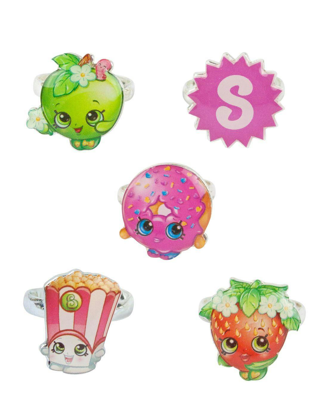 Vanilla Underground Girls Silver Shopkins Ring (One Size)