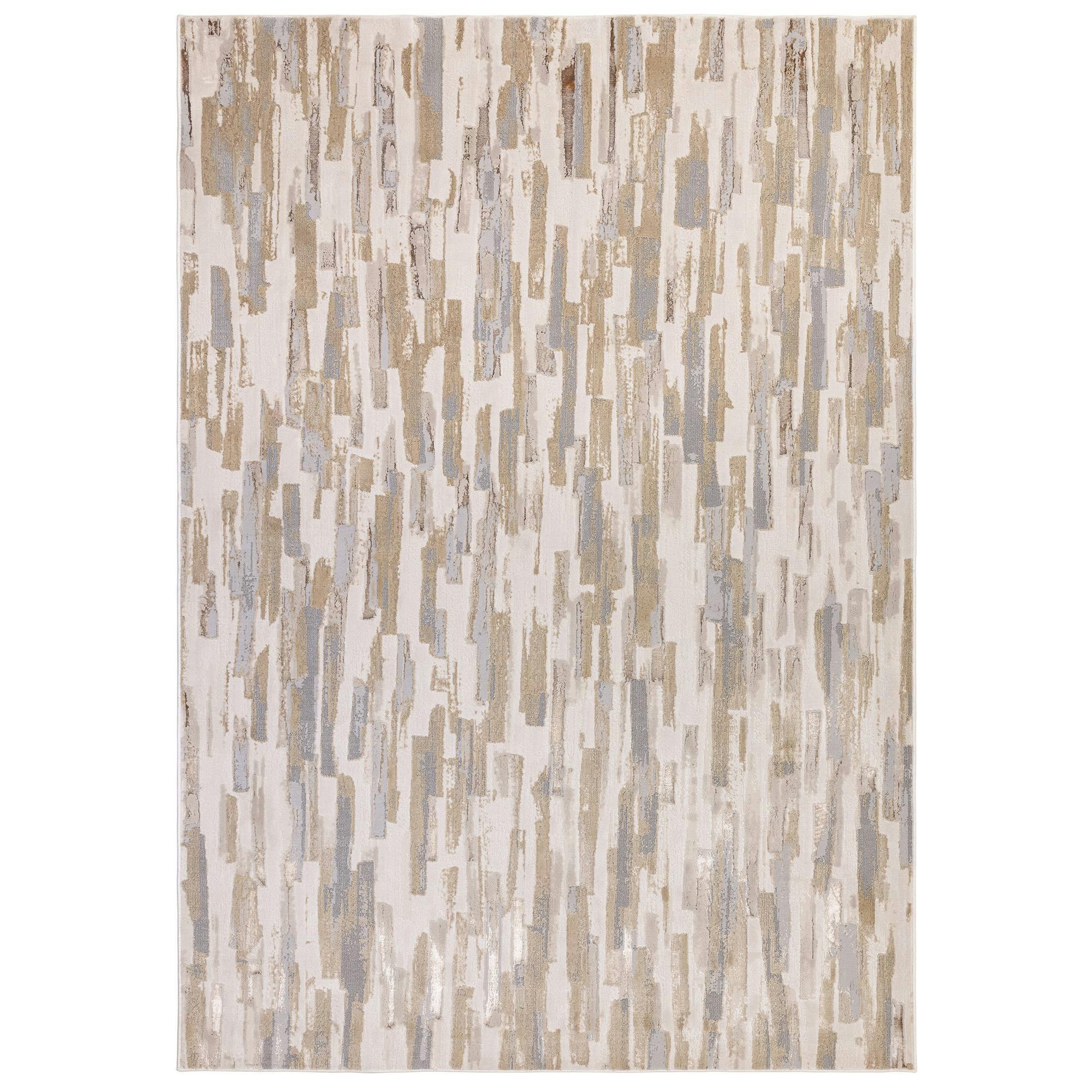 Rackhams White Aurora Au25 Impression Rug - 120X170cm