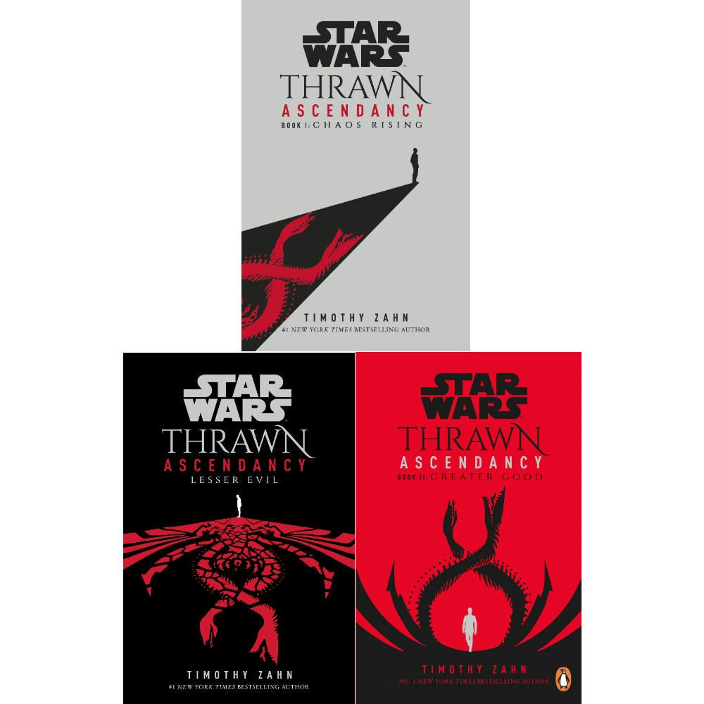 Cornerstone Star Wars Thrawn Ascendancy 1-3 Books Set By Timothy Zahn (Chaos Rising, Greater Good, Lesser Evil)