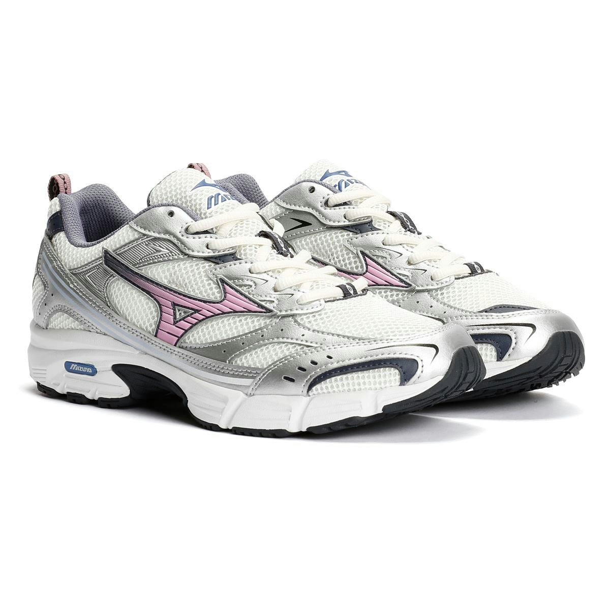 Mizuno White/Lilac/Silver Mxr Sport Snow Trainers - Uk 4 / Eu 36.5 / Us 5