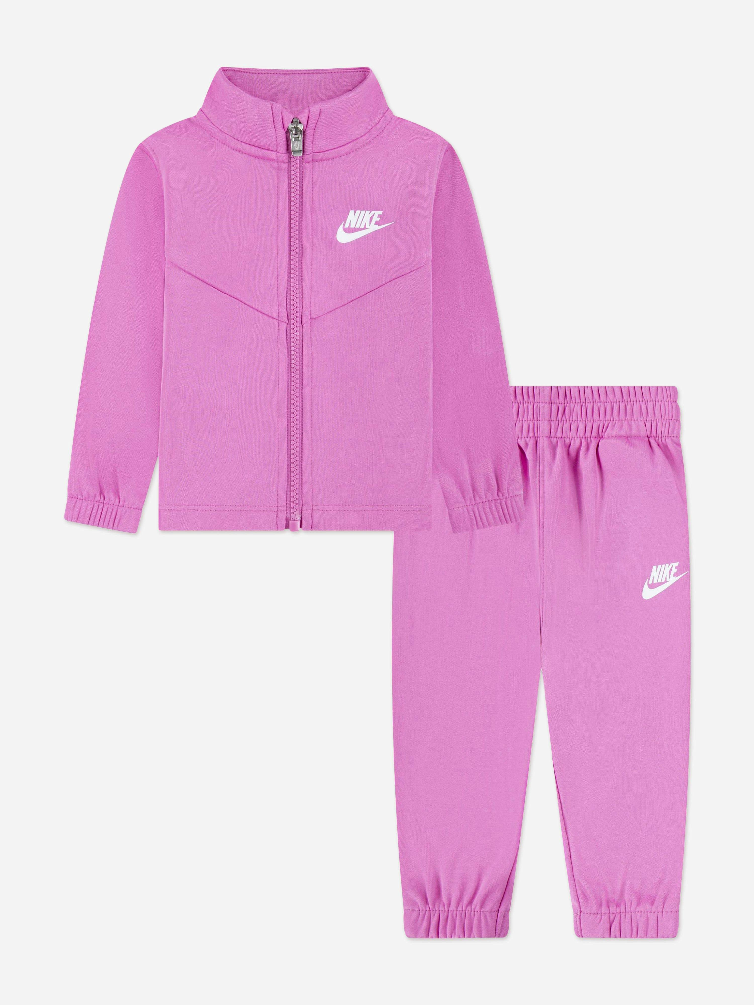 Nike Girls Pink Nsw Lifestyle Essentials Tracksuit In - 12 Mths