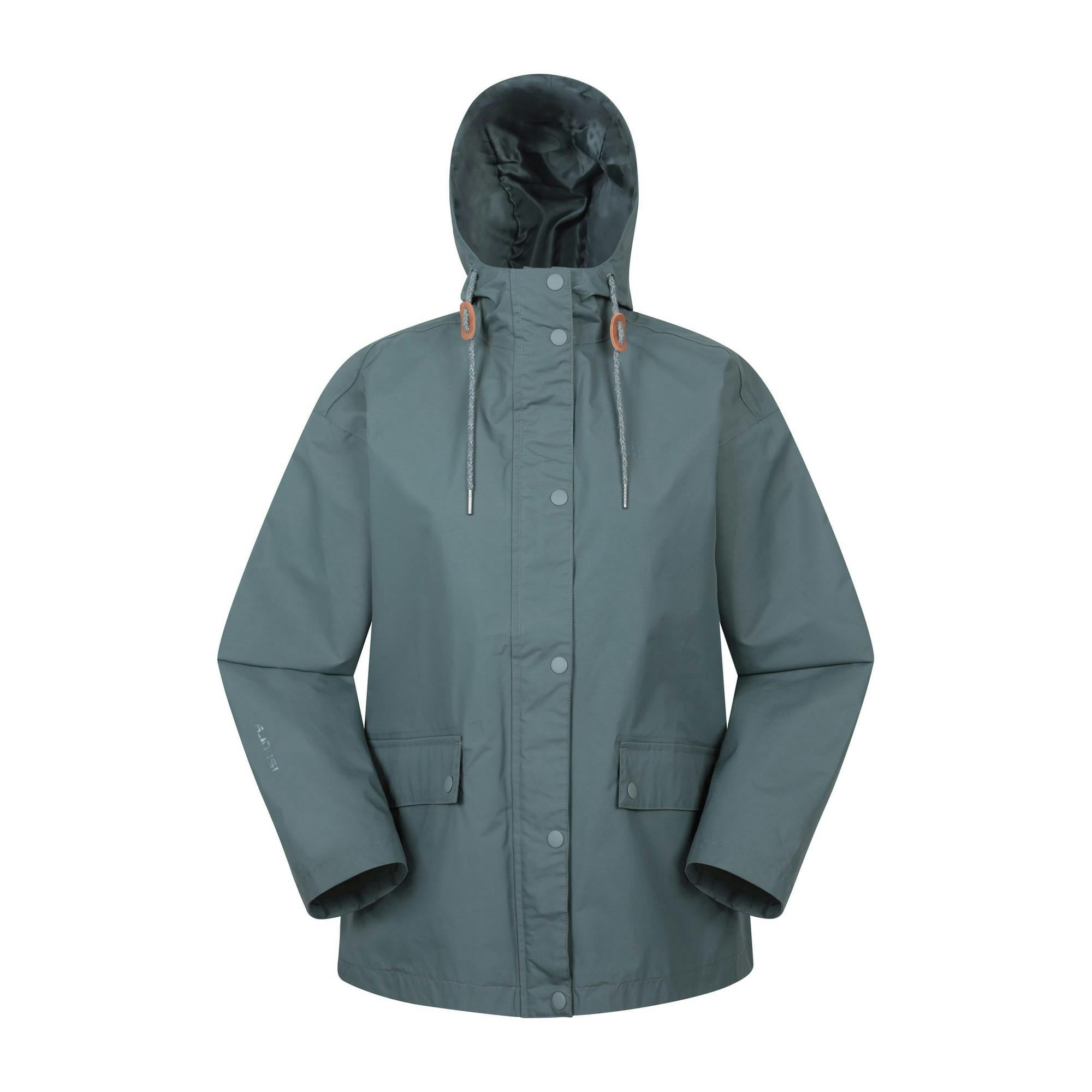 Mountain Warehouse Women's Green Misty Waterproof Jacket - Khaki - 18 Uk - Khaki - 100% Mixed