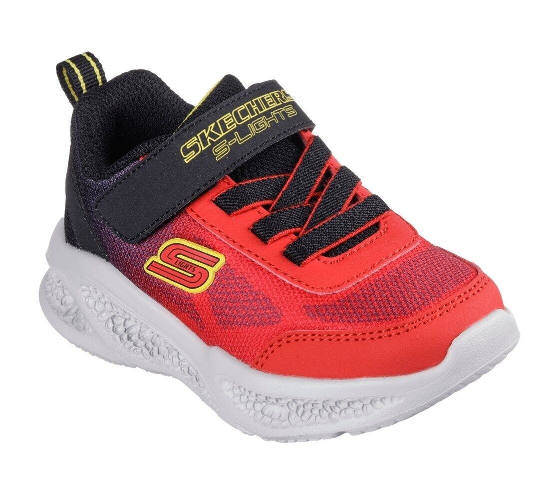 Skechers Boys Light / Girls Meteor-S Krendox Trainers Infants Baby Shoes 401495N - Uk Kids 4 Eu 21
