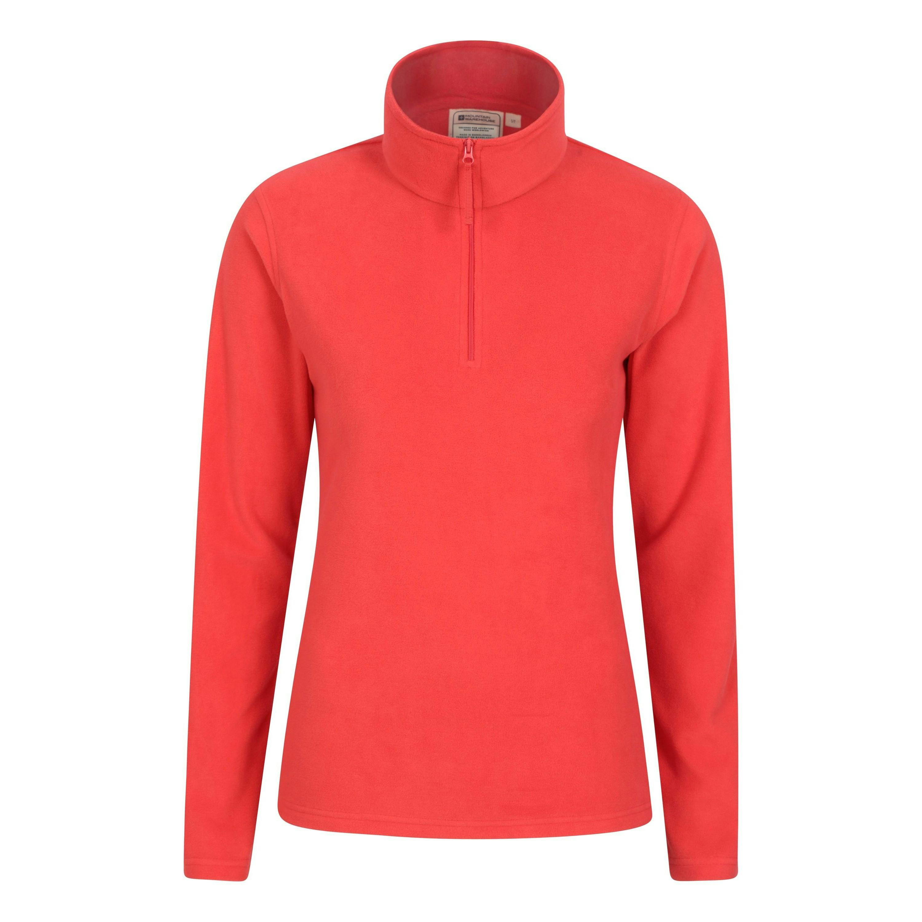 Mountain Warehouse Women's Red / Camber Ii Fleece Top - Active - Xs - Active - 100% Polyester