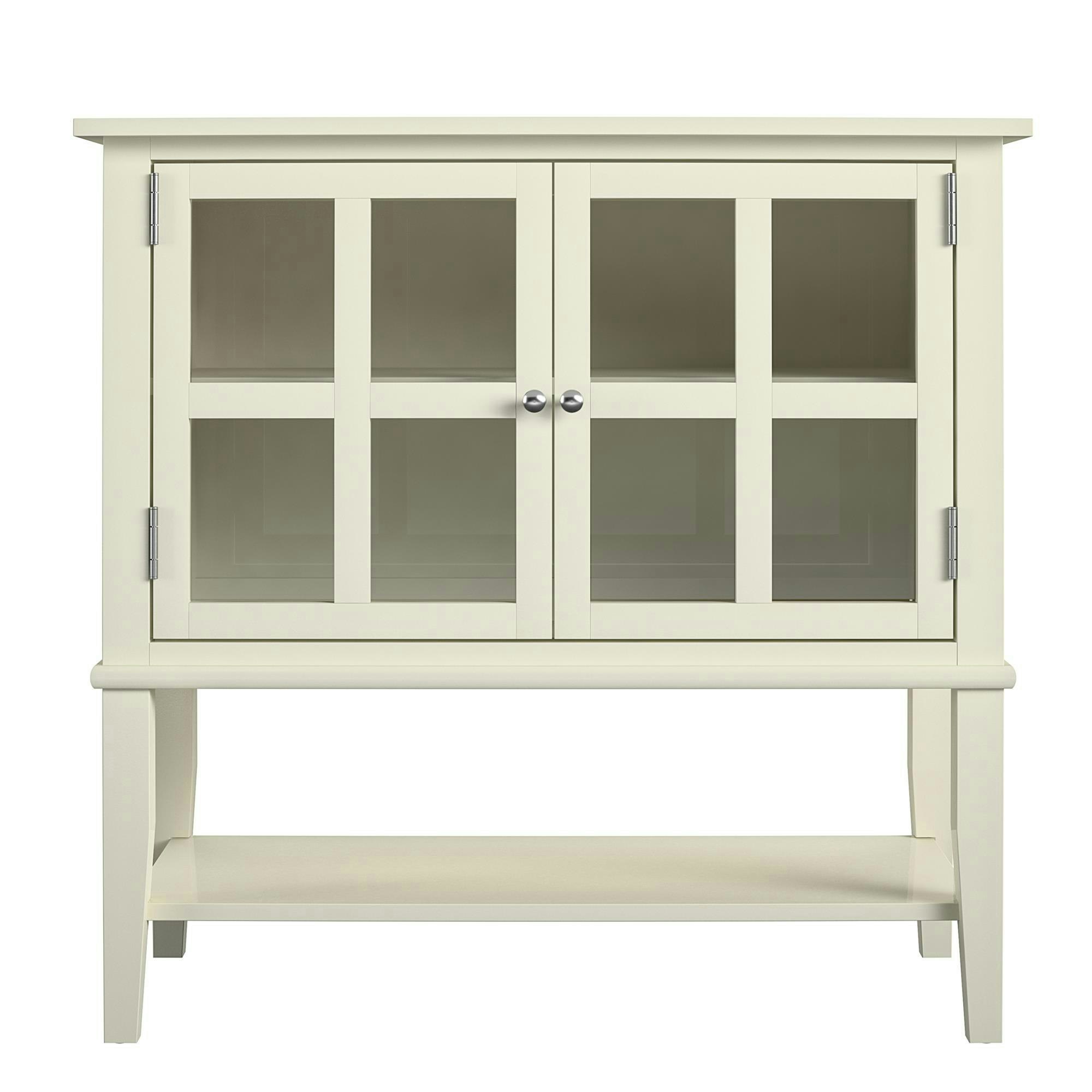 Dorel Home White Franklin 2 Door Storage Cabinet