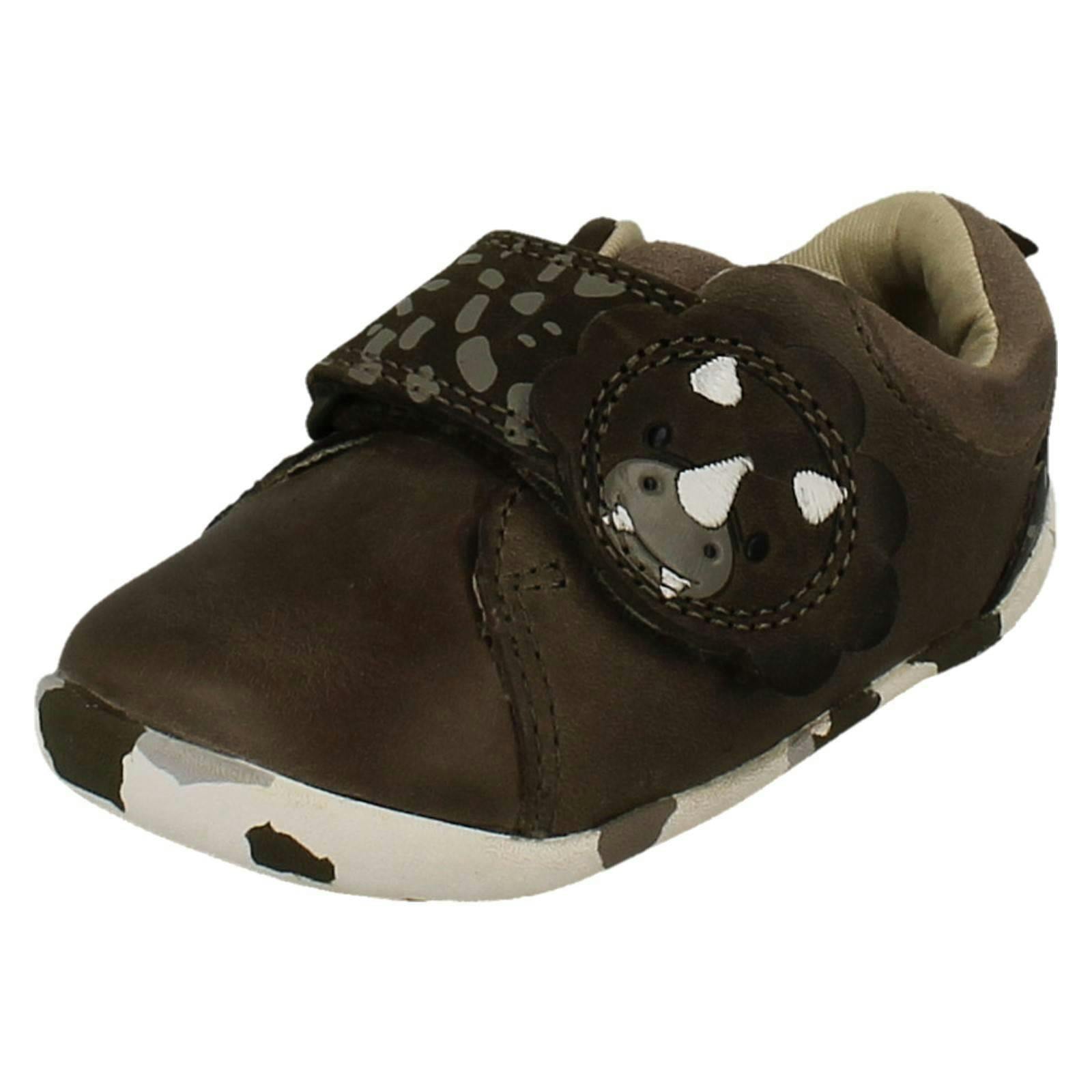 Clarks Boys Casual First Shoes Roamer Tri T - Sage - Uk 5.5 Infant - G