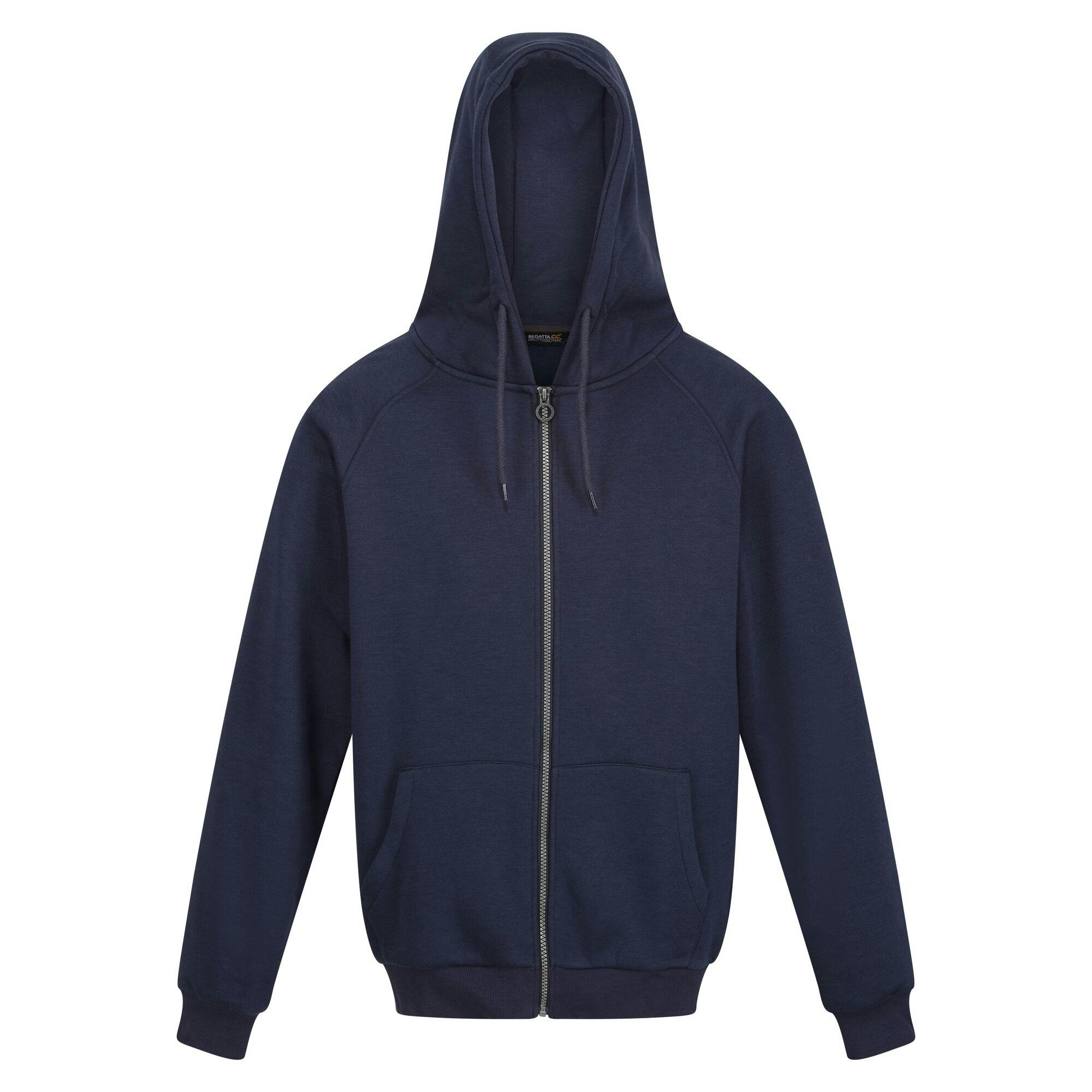 Regatta Men's Professional Full Zip Hoodie - Navy - Navy - S - 65% Polyester/35% Cotton