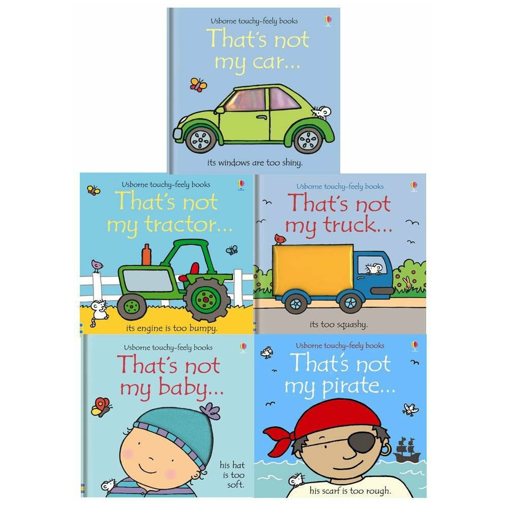 Usborne Boys Touchy Feely Thats Not My Collection Books Set By Fiona Watt Size 5