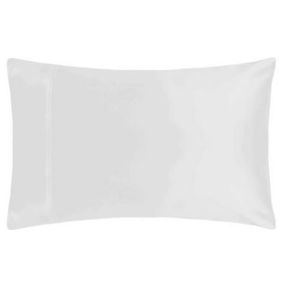 Belledorm White Premium Blend 500 Thread Count Housewife Pillowcase (Pair) - One Size - 67% Cotton/33% Polyester