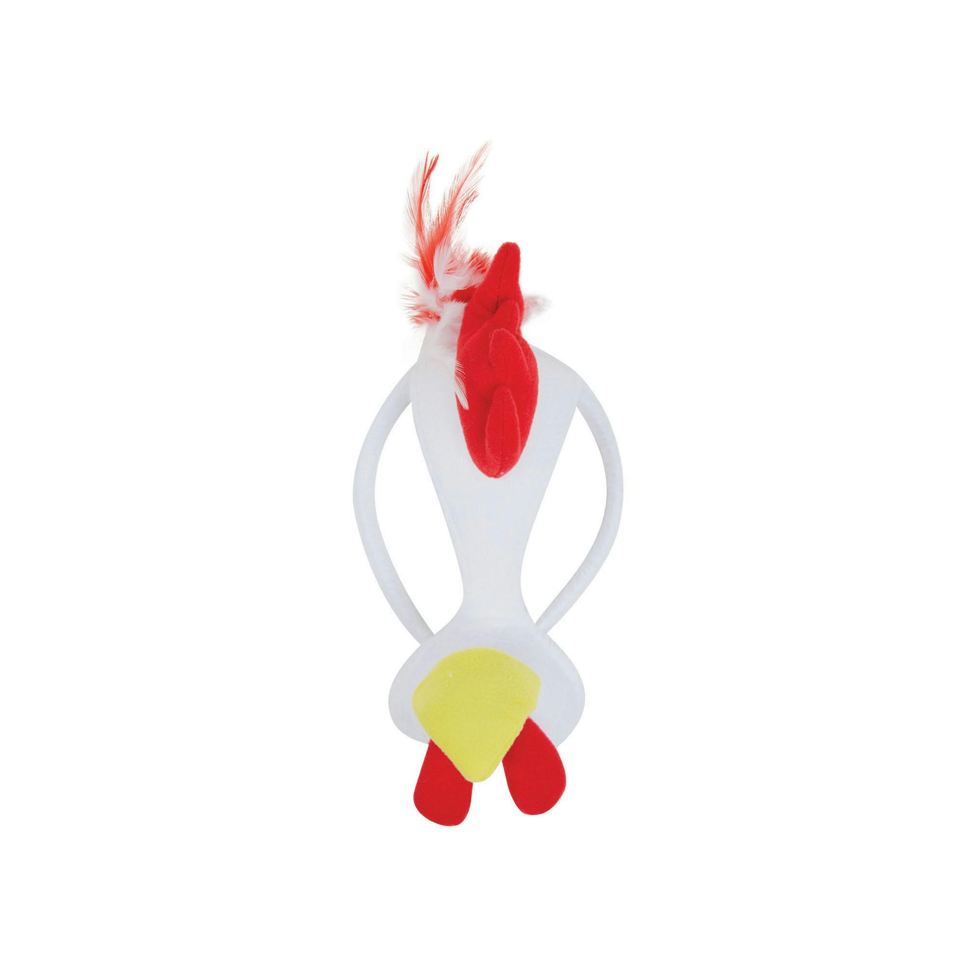 Bristol Novelty White/Red Chicken Sounds Mask - One Size