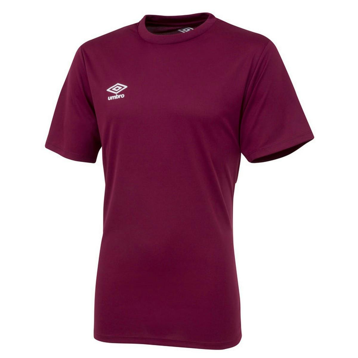 Umbro Men's Club Short-Sleeved Jersey - New Claret - Xxl - New Claret - 100% Polyester