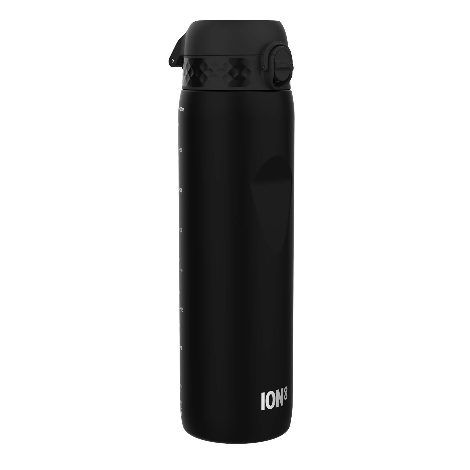 Rackhams Black Leak Proof 1 Litre Water Bottle, Recyclon, 1L