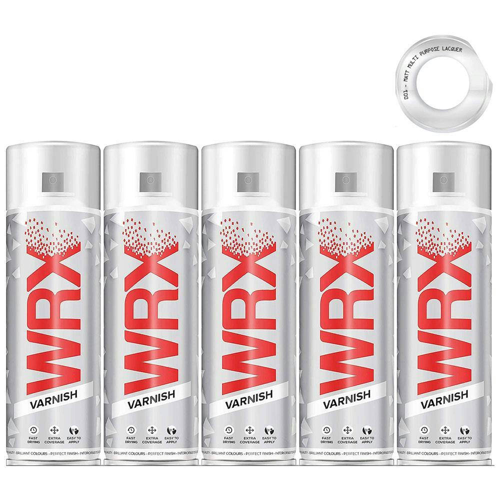 WRX 2 X Spray Paint 400 ml - Matt Multi Purpose Lacquer 001 - Image 7