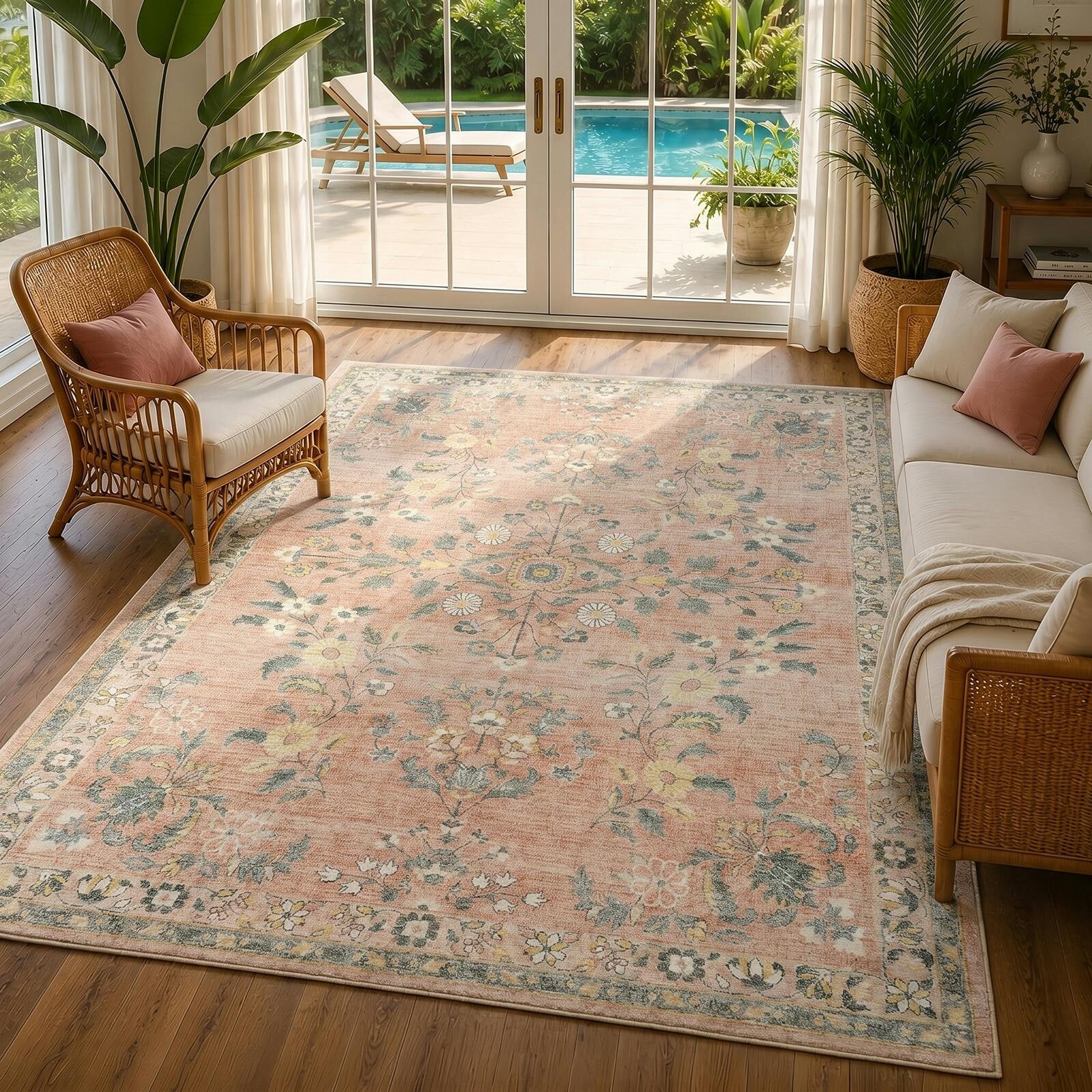 Erin Floral Rug - Image 4