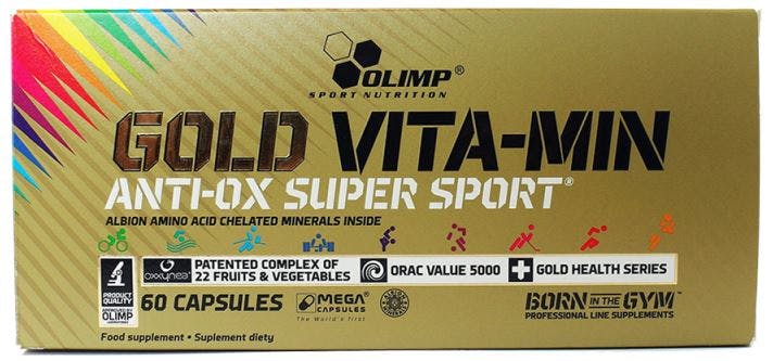 Olimp Nutrition Gold Vita-Min Anti-Ox Super Sport - 60 Caps - Image 6
